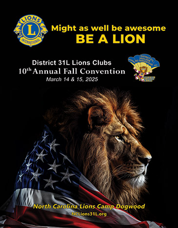 2024 Fall Convention Program Book District 31L Lions of Western North Carolina